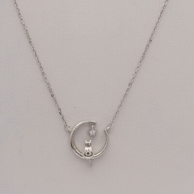 stříbrný náhrdelník B1448
