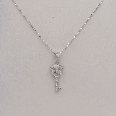 stříbrný náhrdelník B1452