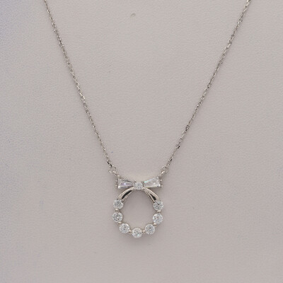 stříbrný náhrdelník B1458