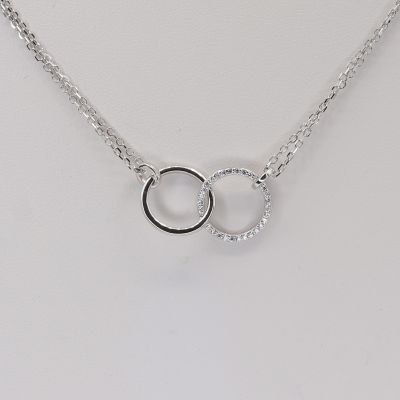 Stříbrný náhrdelník B1794