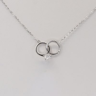 Stříbrný náhrdelník B1797