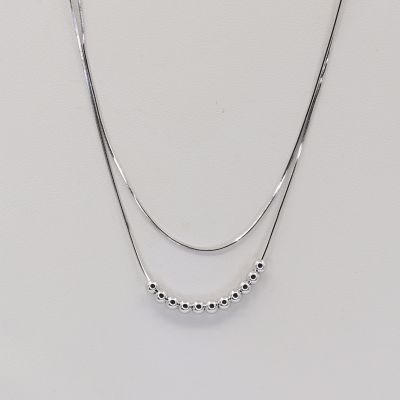 stříbrný náhrdelník B1817