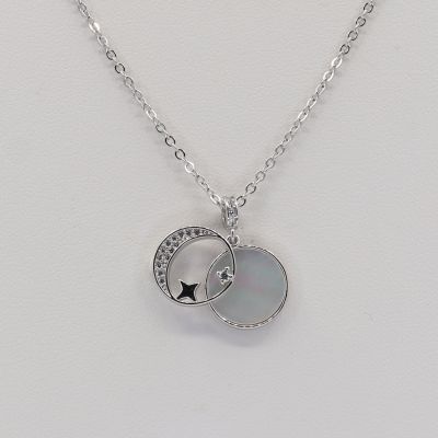 stříbrný náhrdelník B1823