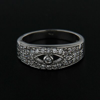 Stříbrný prsten R176