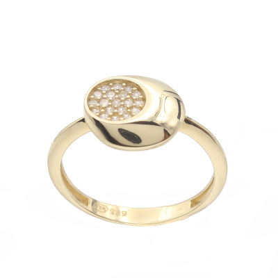 Zlatý prsten KMR843