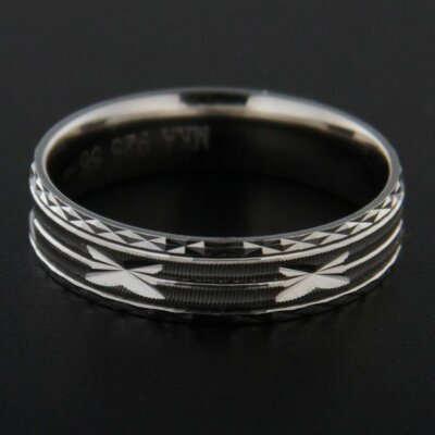 Stříbrný prsten R2219