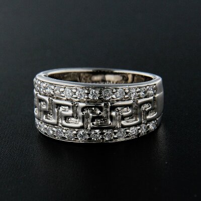 Stříbrný prsten R021