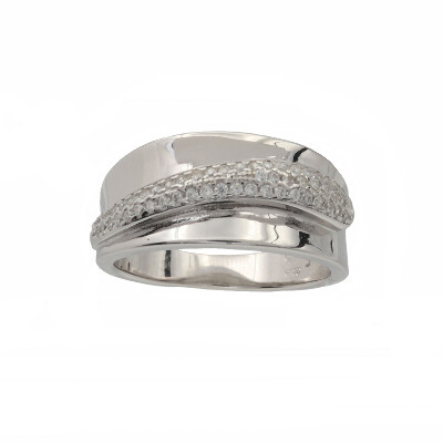 Stříbrný prsten R2611