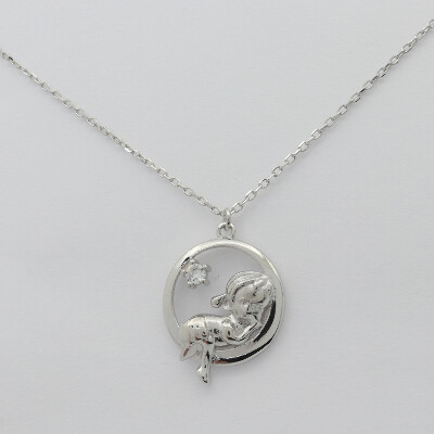 stříbrný náhrdelník B1156