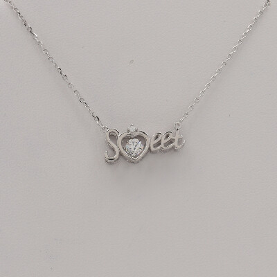 Stříbrný náhrdelník B1207