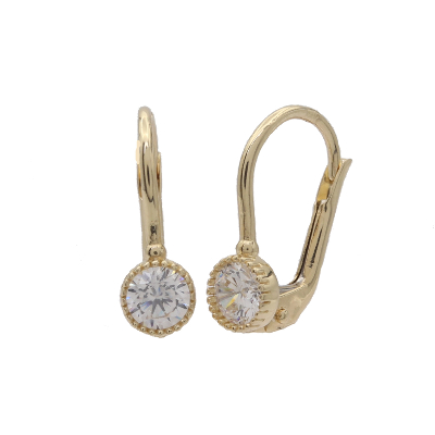 Zlaté náušnice CDL45