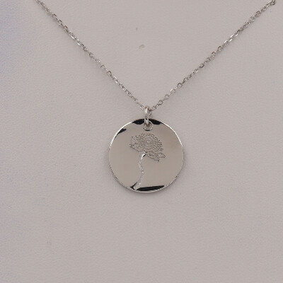 stříbrný náhrdelník B1413