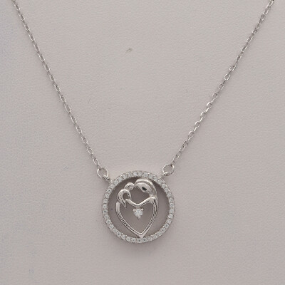 stříbrný náhrdelník B1444