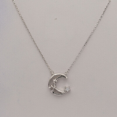 stříbrný náhrdelník B1454