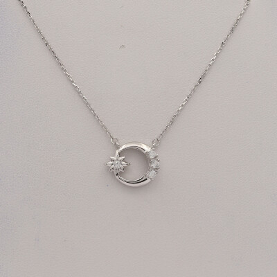 stříbrný náhrdelník B1456