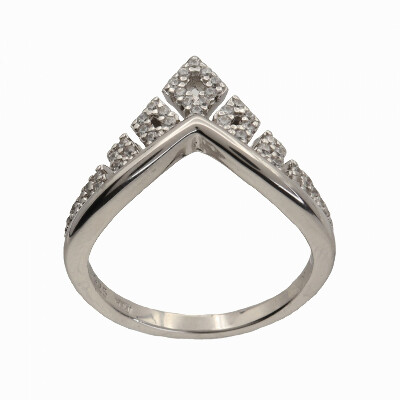 Stříbrný prsten R3076