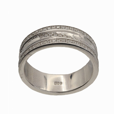 Stříbrný prsten R3080