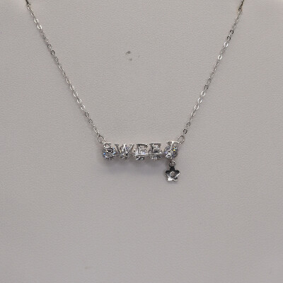 stříbrný náhrdelník B1584