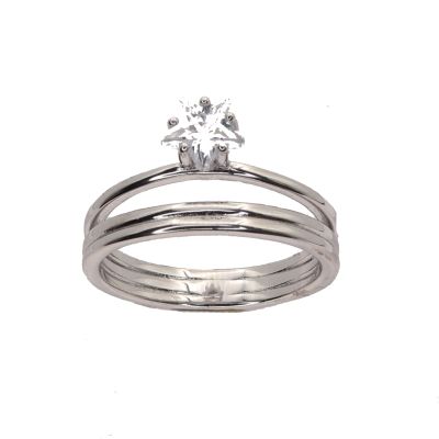 Stříbrný prsten R3178