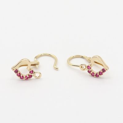 Zlaté náušnice C2757R