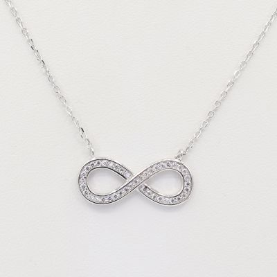 stříbrný náhrdelník B2119