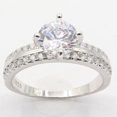 Stříbrný prsten R3895