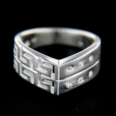 Stříbrný prsten R238