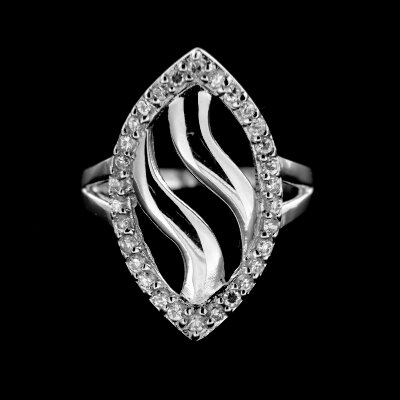 Stříbrný prsten R368