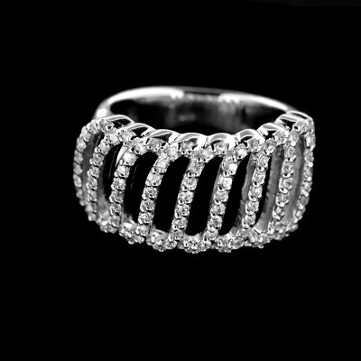Stříbrný prsten R411