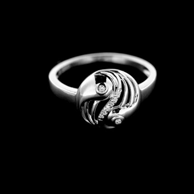 Stříbrný prsten R472