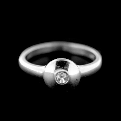 Stříbrný prsten R754