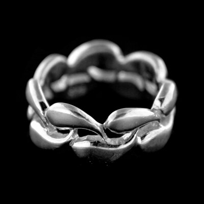 Stříbrný prsten R756